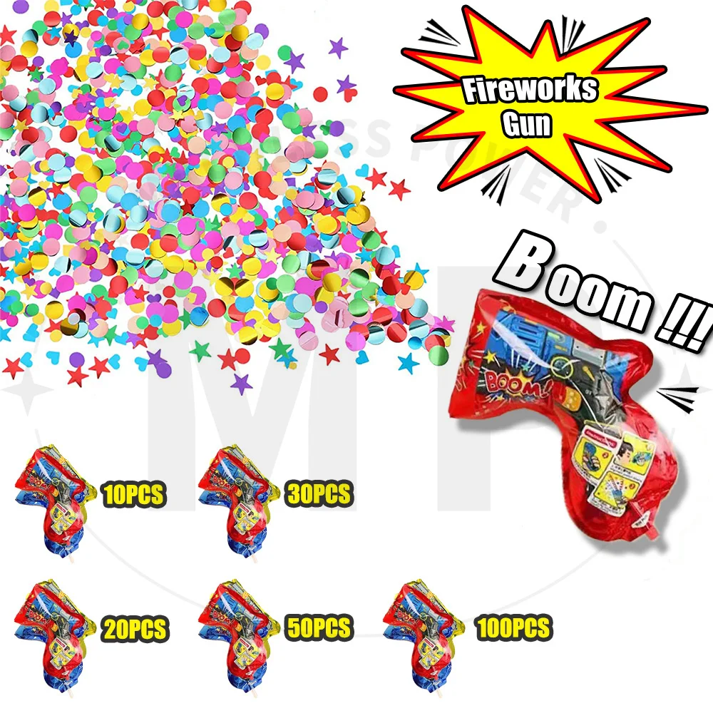 10~100pcs Color Random Streame - Confetti Cannon Tube 评论和价格