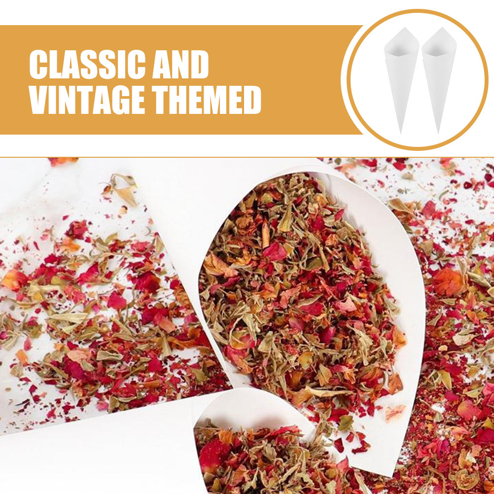 60Pcs Confetti Petal Cones Kra - Papercraft Supply Confetti 评论和价格