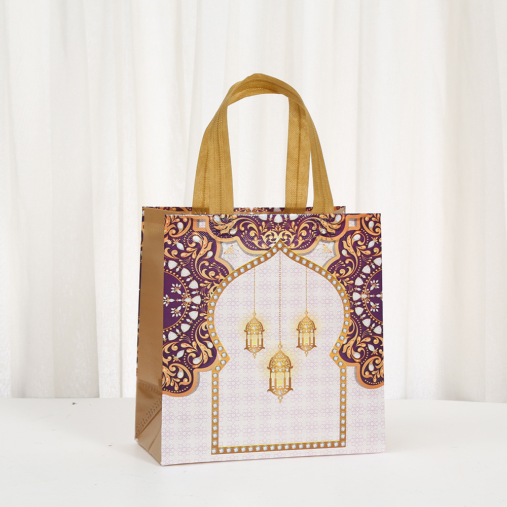 6Pcs Eid Mubarak Theme Non-Wov - Event Party Shop 评论和价格