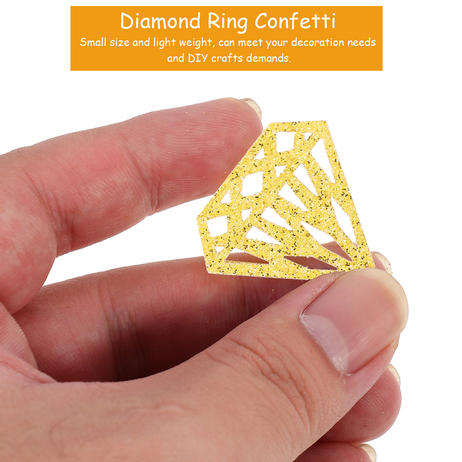 300Pcs Engagement Ring Confett - Papercraft Supply Confetti 评论和价格