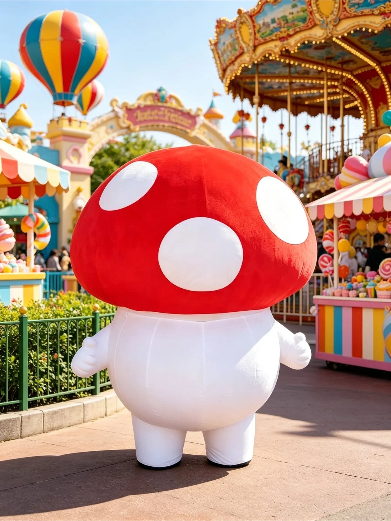 Inflatable Mushroom Mascot Cos - Event & Party Supply Photos 评论和价格
