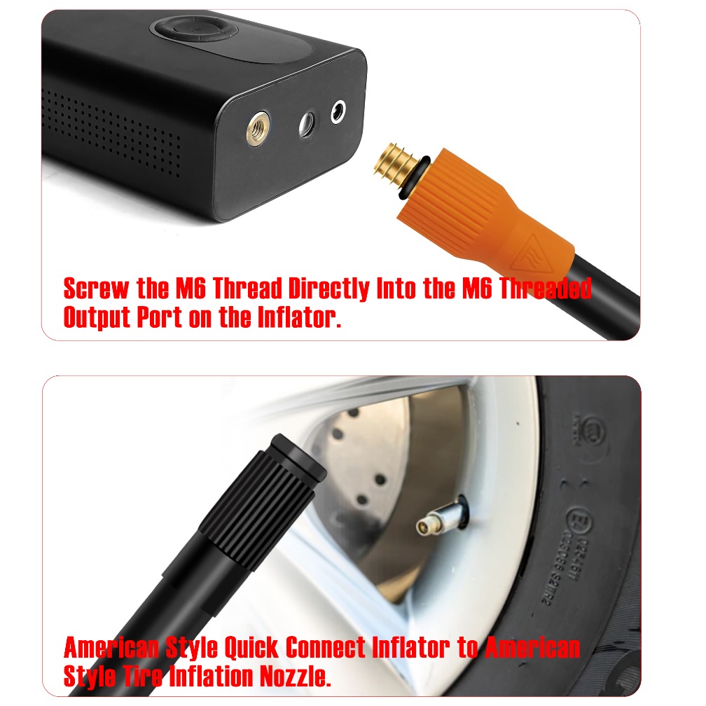M6 M8 Tire Inflator Extension  - Balloon Pump Hand 评论和价格