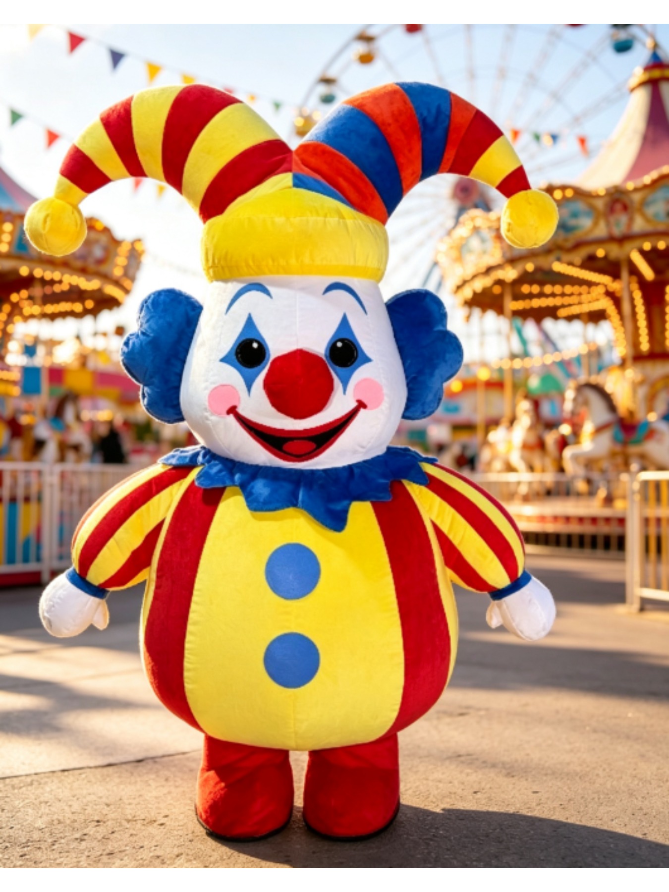 Inflatable Circus Clown Mascot - Event & Party Supply Photos 评论和价格