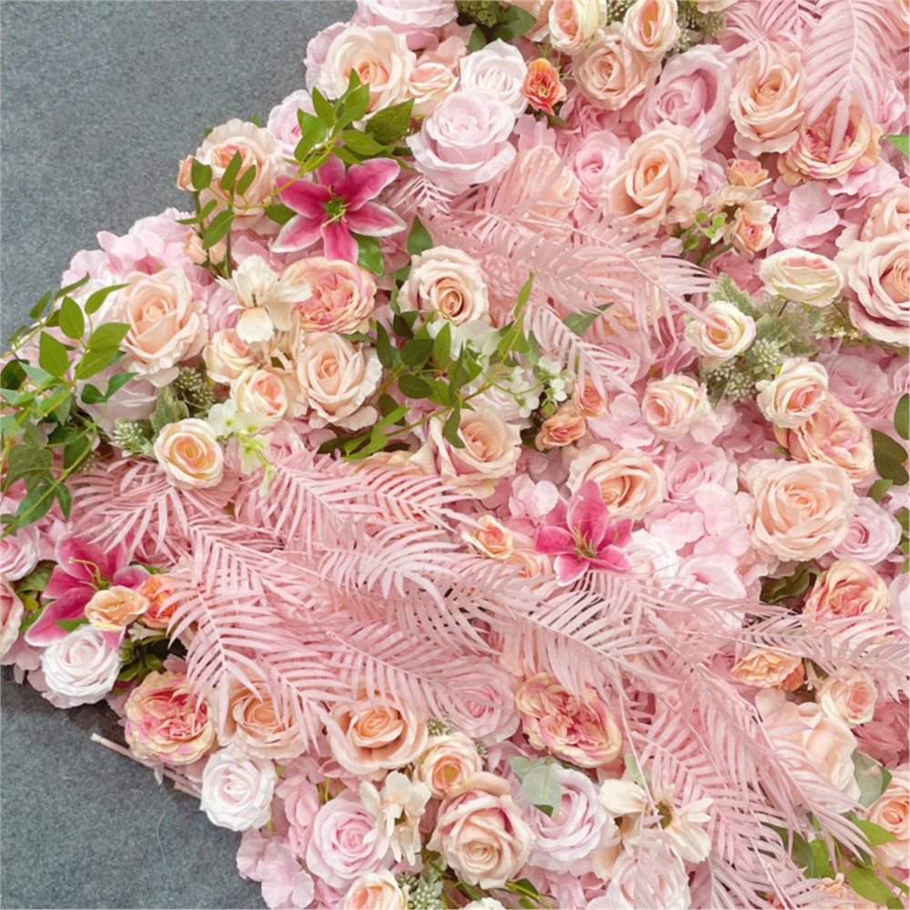 Uflower 5D Pink Rose Cloth Flo - Flower Wall Panel 评论和价格