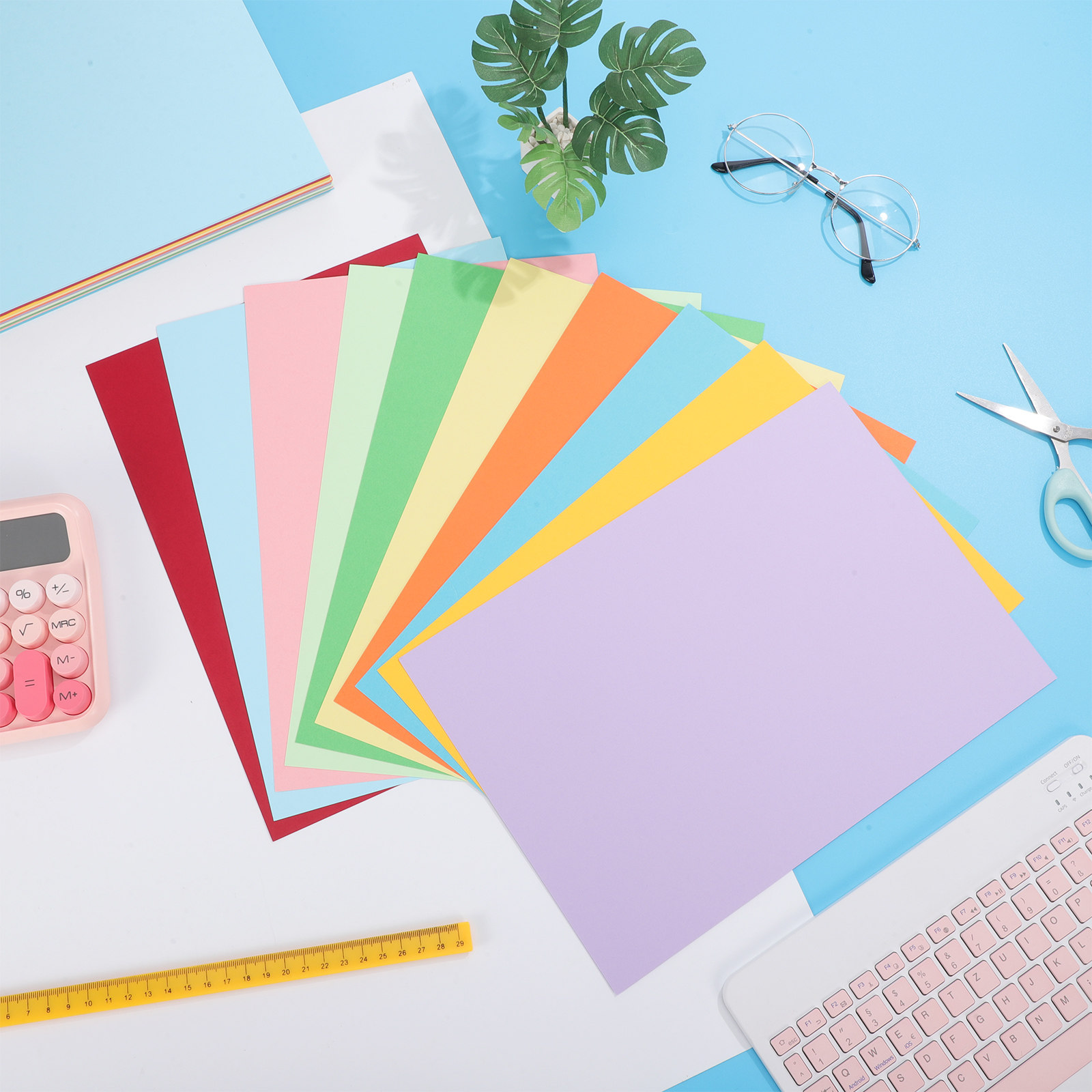 100Sheets Assorted Colored Car - Papercraft Supply Invitation 评论和价格