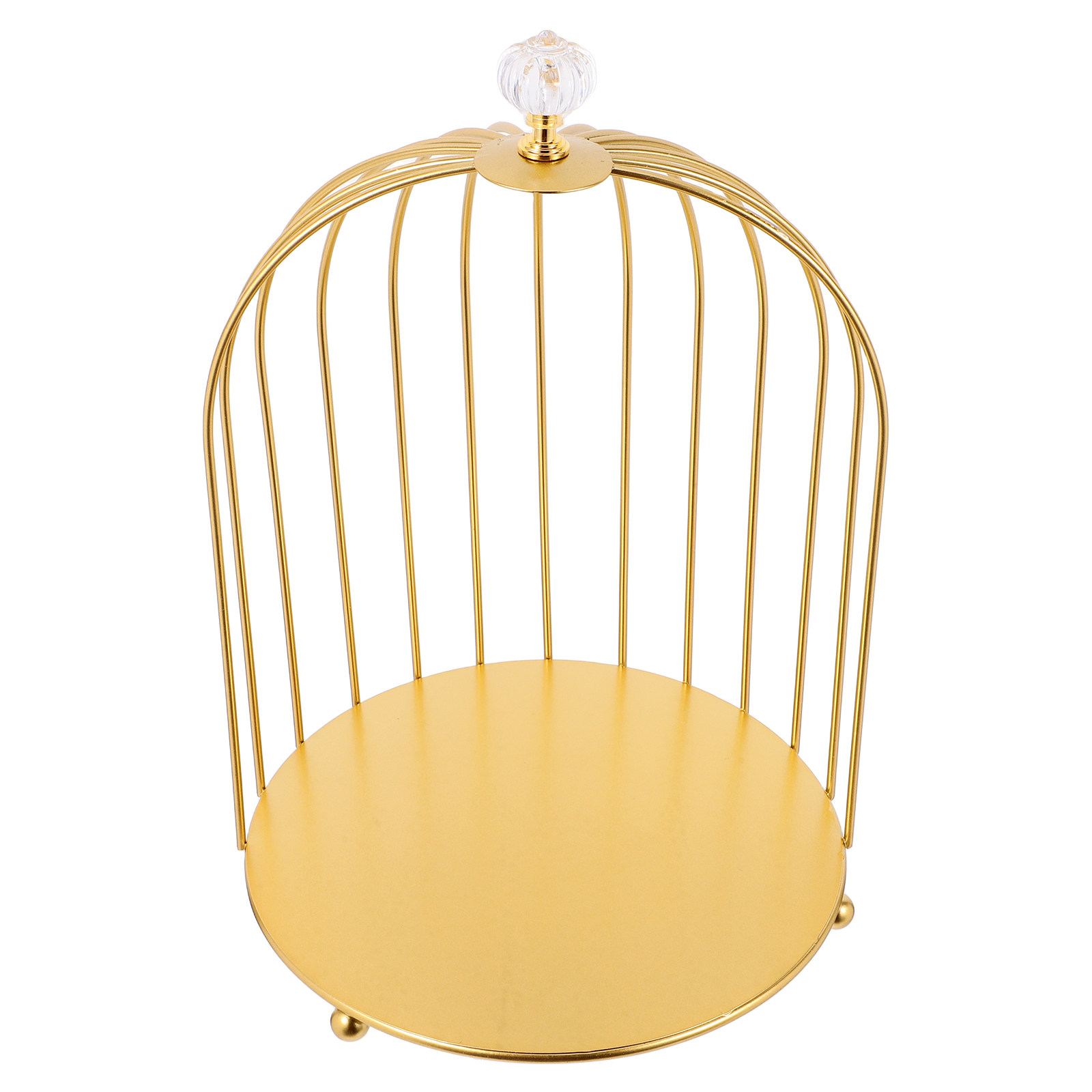 Golden Birdcage Cake Stand Ele - Cupcake Stand Tier 评论和价格