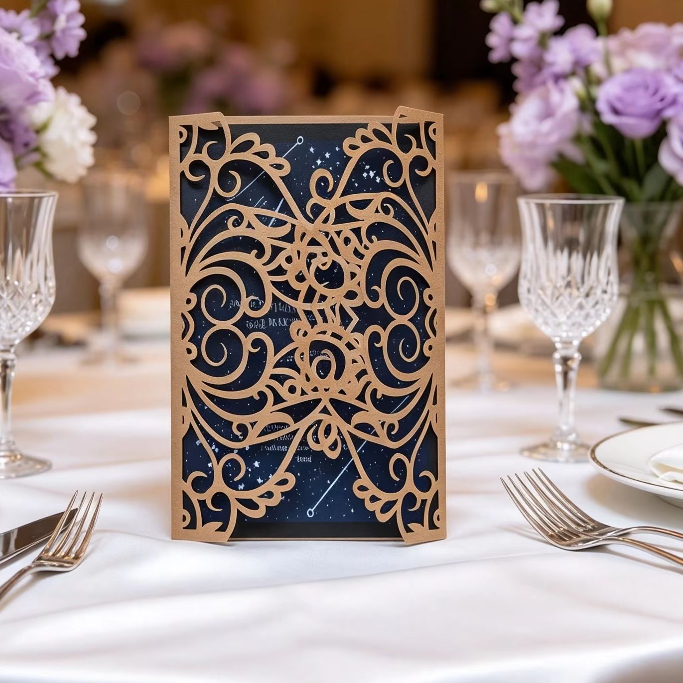10pcs Custom Laser Cut Wedding - Papercraft Supply Invitation 评论和价格